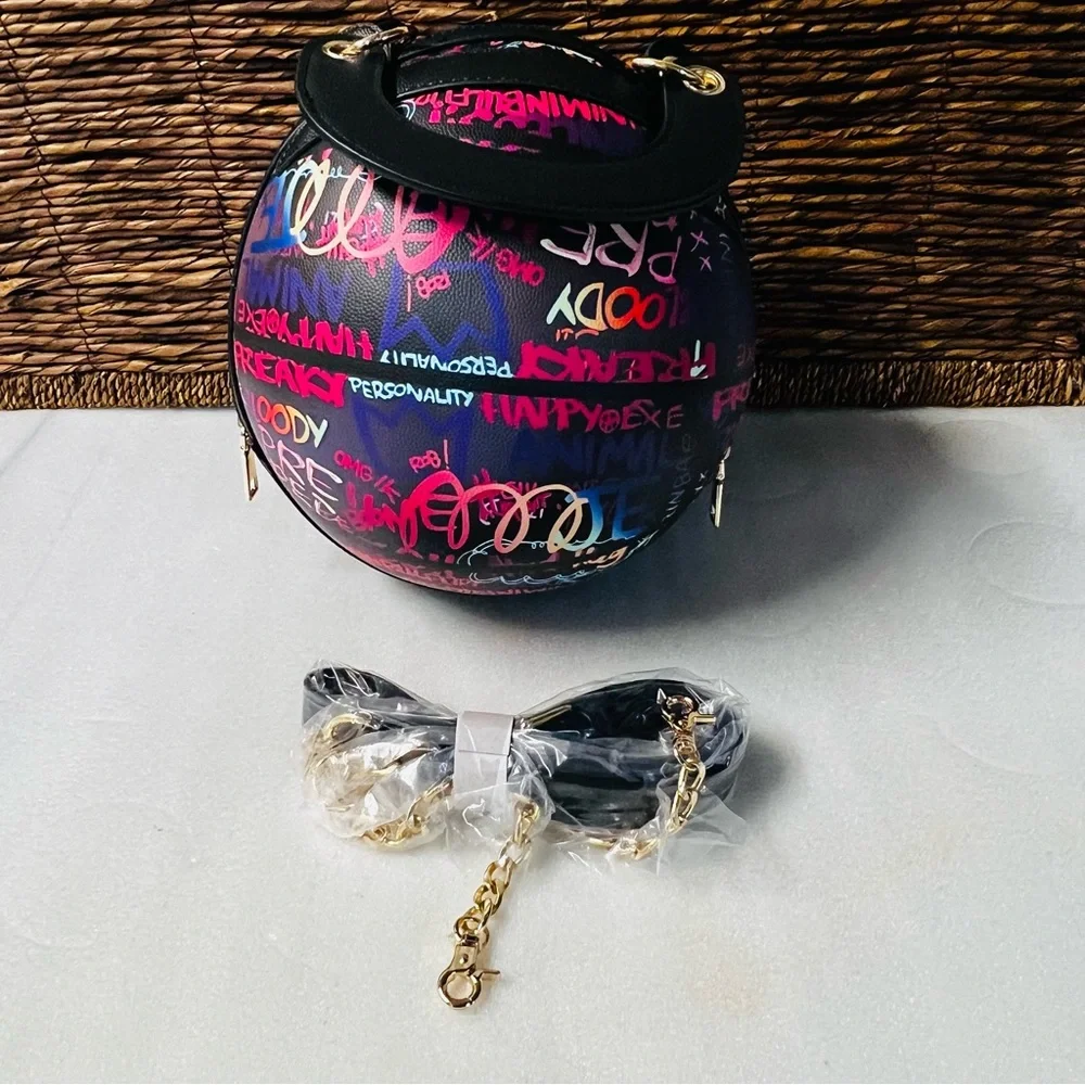 Graffiti Basketball Handbag  New Purse - Picture 5 of 11